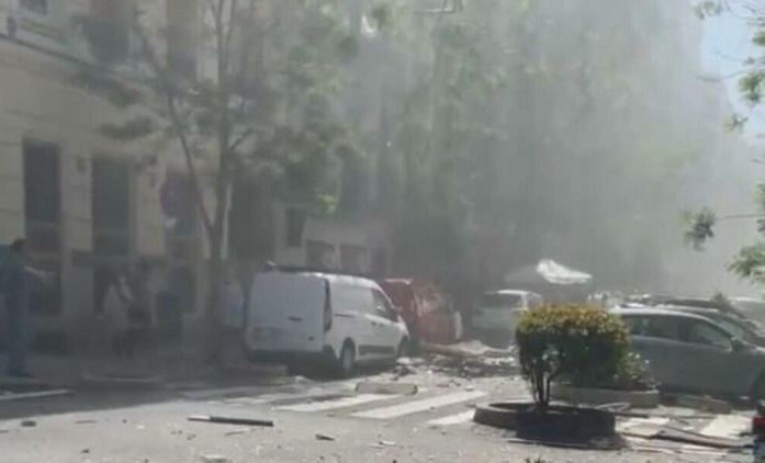 Експлозија во центарот на Мадрид: Оштетена зграда во близина на училишта, срчи и рушевини насекаде, не се знае дали има жртви