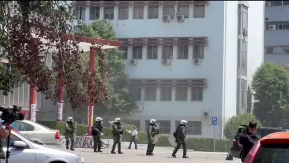 Инциденти пред Универзитетот „Аристотел“ во Солун