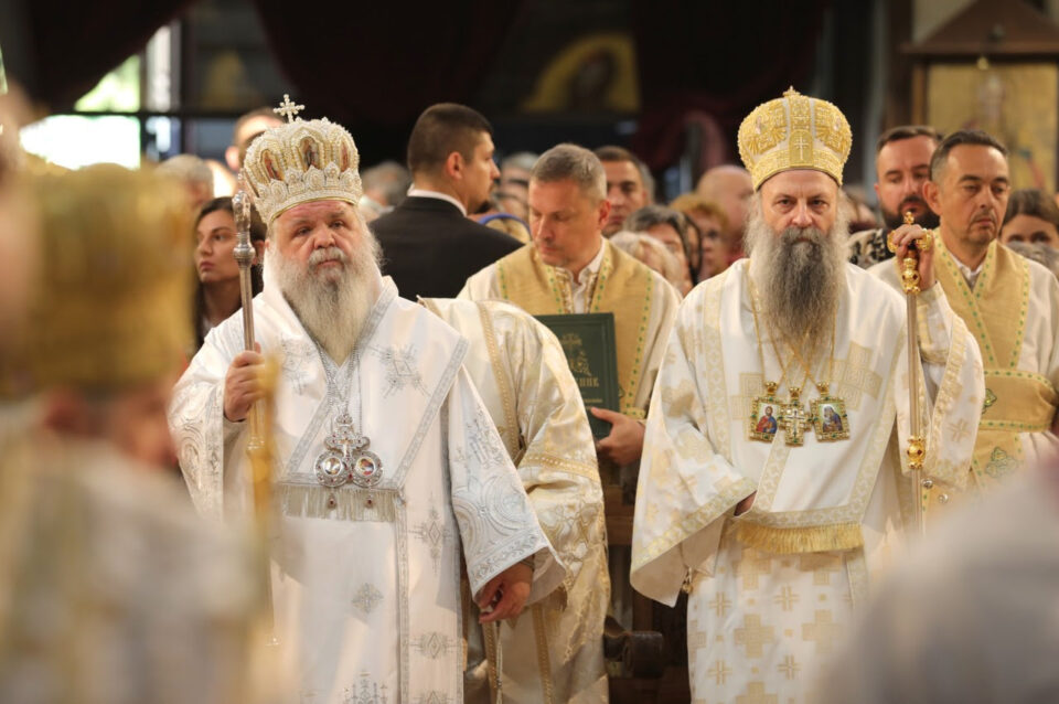 Српскиот патријарх в понеделник ќе ја води службата на обединување во Света Софија