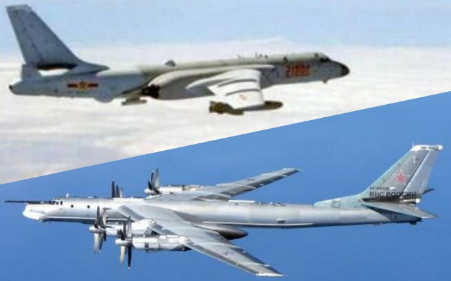 Руски и кинески бомбардери го испратија Бајден од азиската турнеја со надлетување во близина на Јапонија и Јужна Кореја