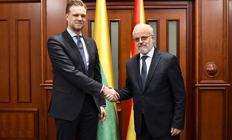 Џафери го прими литванскиот Шеф на дипломатијата