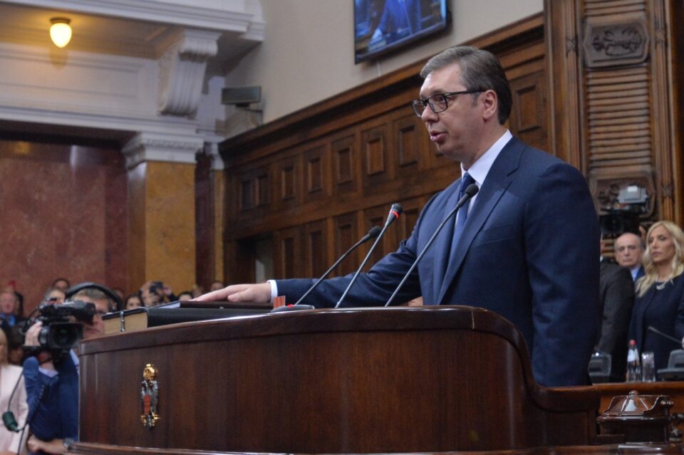 Вучиќ положи заклетва во Народното собрание за втор мандат