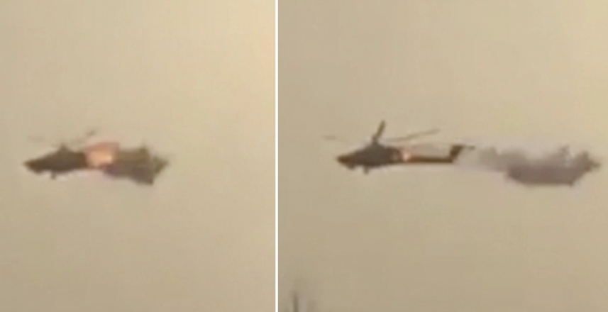Драматична снимка од соборување на руски хеликоптер во Донбас: Украинците тврдат дека досега уништиле 175