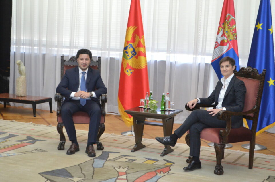 Брнабиќ-Абазовиќ: Ресетирање на односите меѓу Србија и Црна Гора и Отворен Балкан