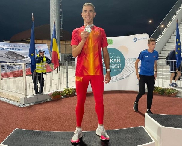 Сребрен медал за Ивановски на Балканското првенство во атлетика