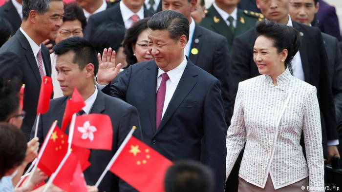 Кинескиот претседател во посета на Хонг Конг