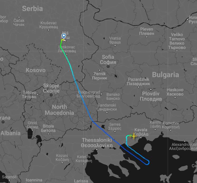 Украинскиот авион што падна во Грција се изгубил од радарот пет минути откако побарал помош