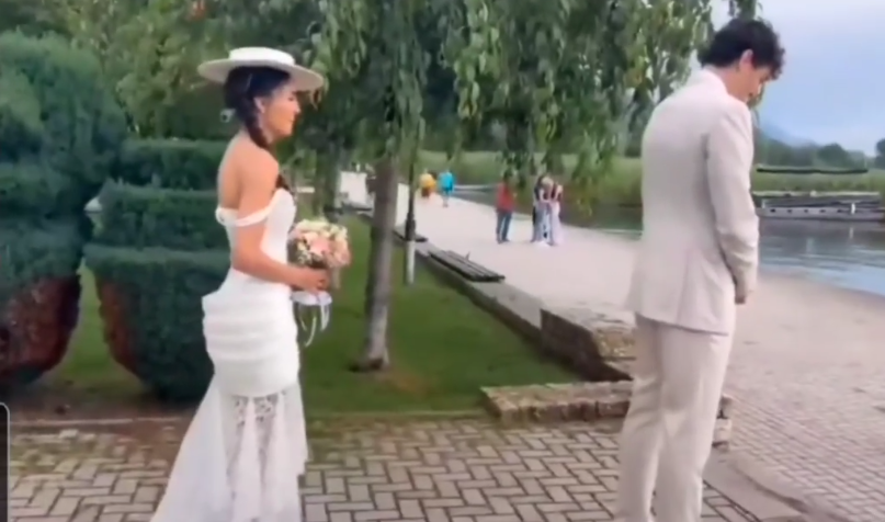 Објавена снимка од посебните моменти на свадбената церемонија на Џеди Осман во Охрид