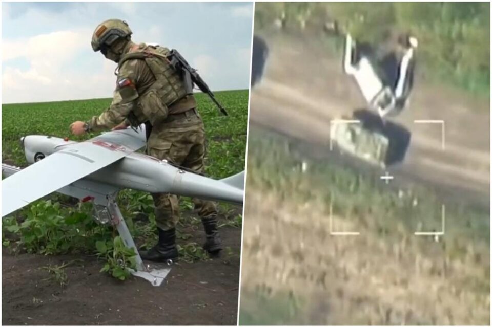 Снимка од првата линија на фронтот во Украина: Вака руски борбени дронови трагаат и уништуваат американски хаубици