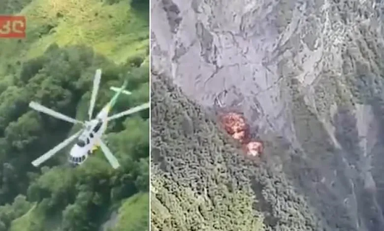 Се урна спасувачки хеликоптер во Грузија, загинаа сите осум лица