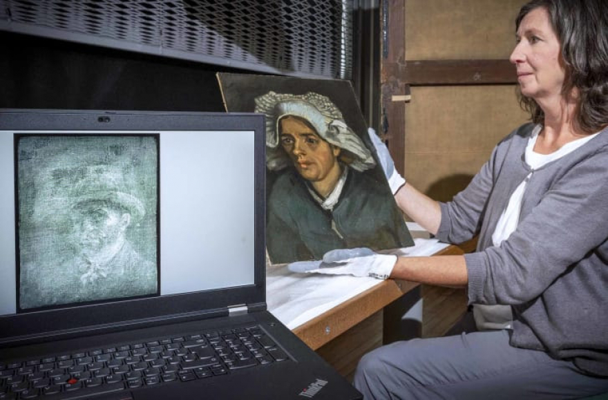 Автопортрет на Ван Гог откриен зад друга позната негова слика
