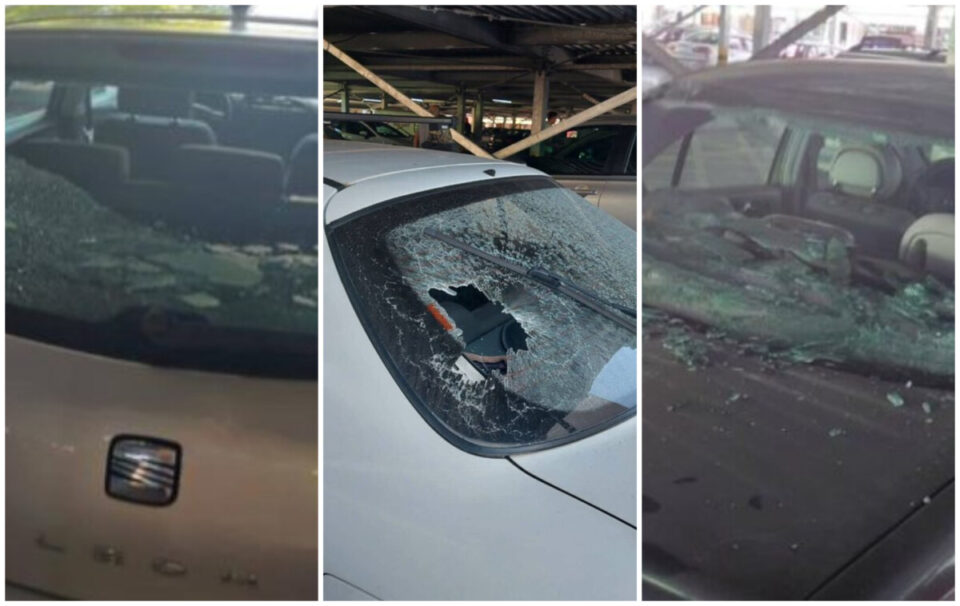 Се изнервирал што удрил во столб: 48-годишен скопјанец ги искршил 20-тината возила во катната гаража кај „Буњаковец“