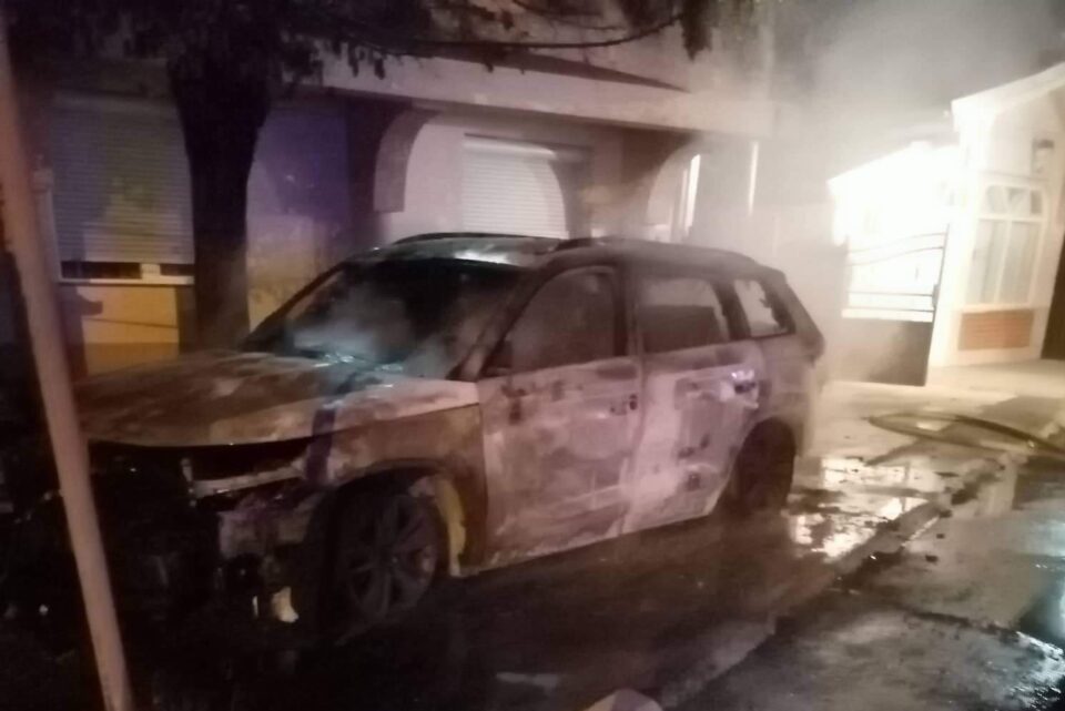 Опожарено возилото на пратеникот од ВМРО-ДПМНЕ Петар Ристески од Прилеп