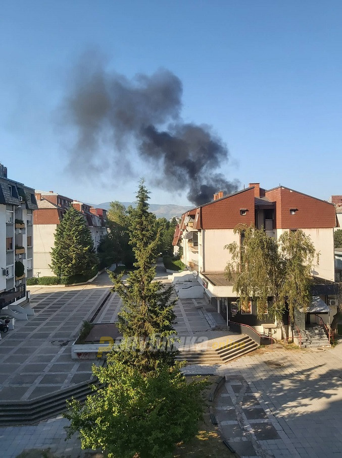 Пожарот е во депонијата Вардариште