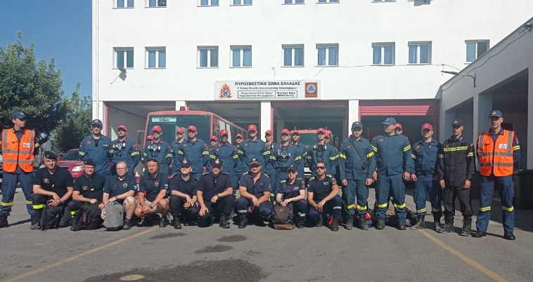 Пожарникари од шест европски земји летово ќе помагаат во Грција во гаснење на пожари