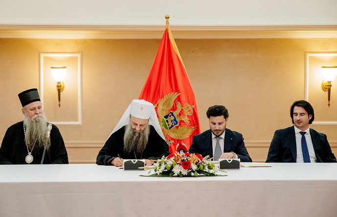 Црна Гора го потпиша Темелниот договор со СПЦ