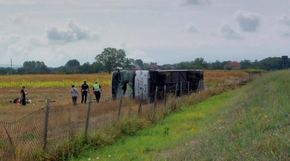 Уапсен возачот на автобусот од несреќата кај Лесковац, во која загина 34-годишната водачка