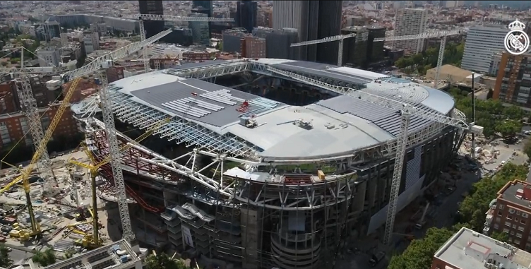 „Сантјаго Бернабеу“ ќе стане најмодерниот спортски колосеум во Европа: Напредува реконструкцијата на стадионот на Реал Мадрид