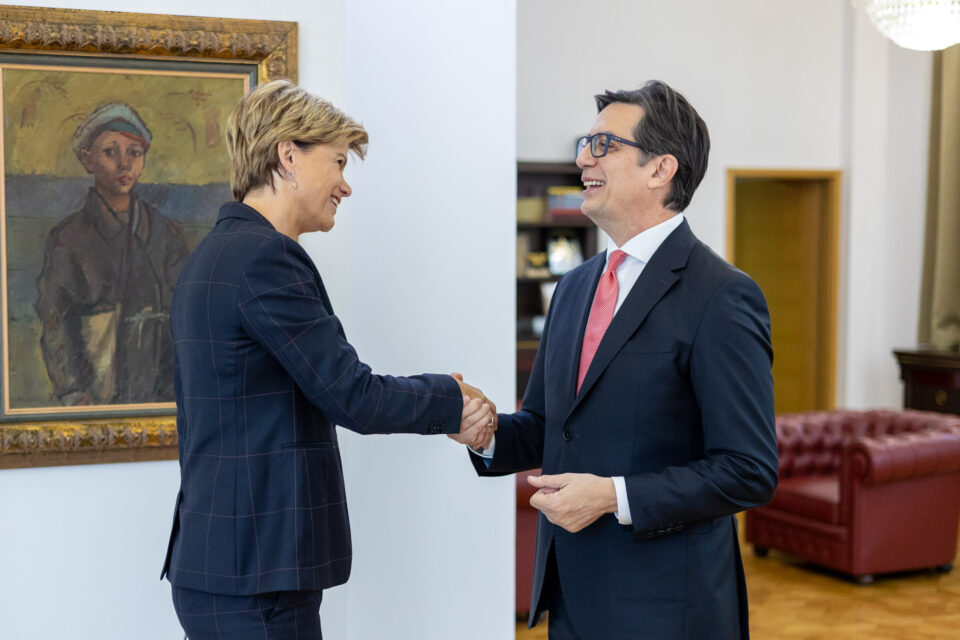 Пендаровски се сретна со Баиба Браже, помошничка на генералниот секретар на НАТО за јавна дипломатија