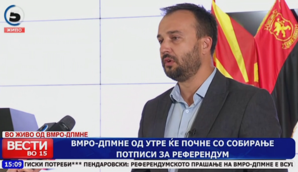 Лефков: Македонија оди на Референдум, народот ќе одлучи дека е за поништување на договорот со Бугарија