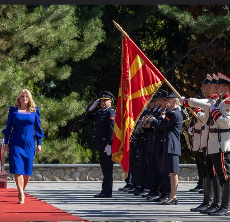 Пендаровски ја виде убавата претседателка на Словачка