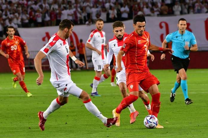Македонските фудбалери поразени од Грузија во Лигата на нациите