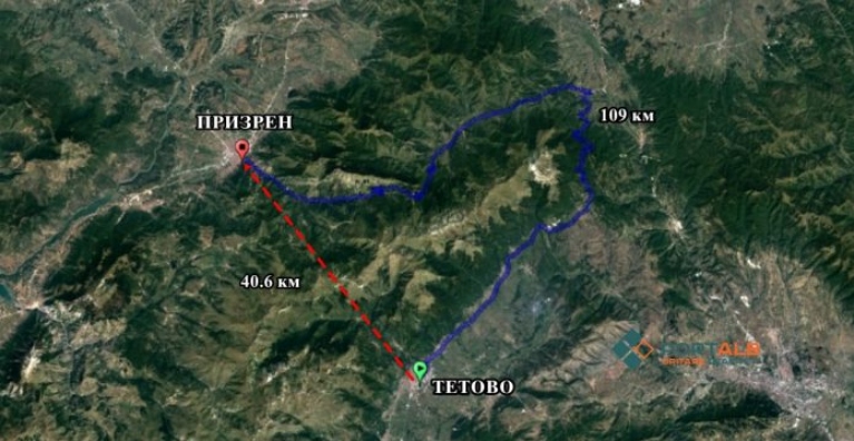Поврзување на Македонија со Косово: Владата избра поскапа делница за патот од Тетово до Призрен од понудената од експерти