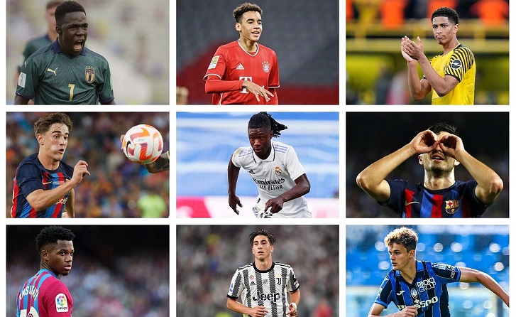 По 4 Шпанци и Италијани, по еден Хрват и Словенец: Ова се 20. финалисти за наградата за најдобар млад фудбалер – Голден бој 2022