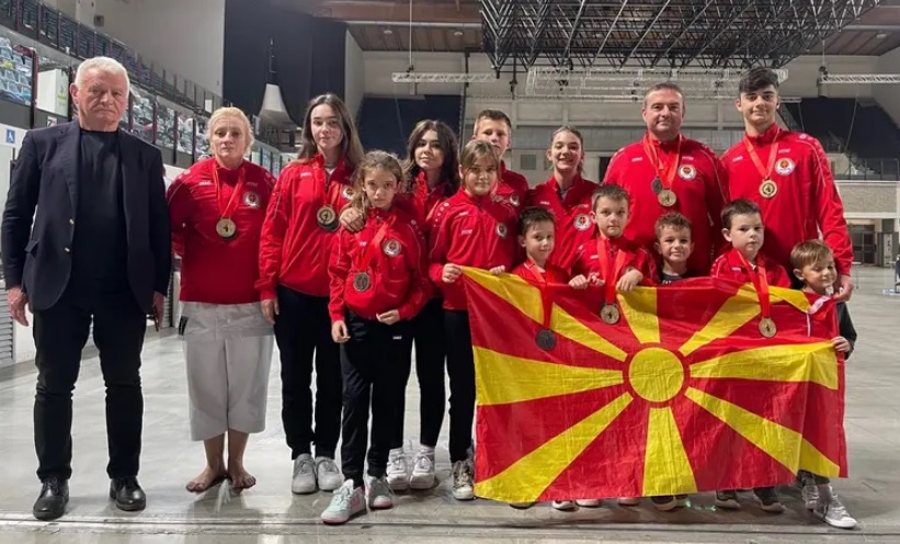 Голем успех за македонската репрезентација во традиционално карате, од ЕП се враќа со 15 медали
