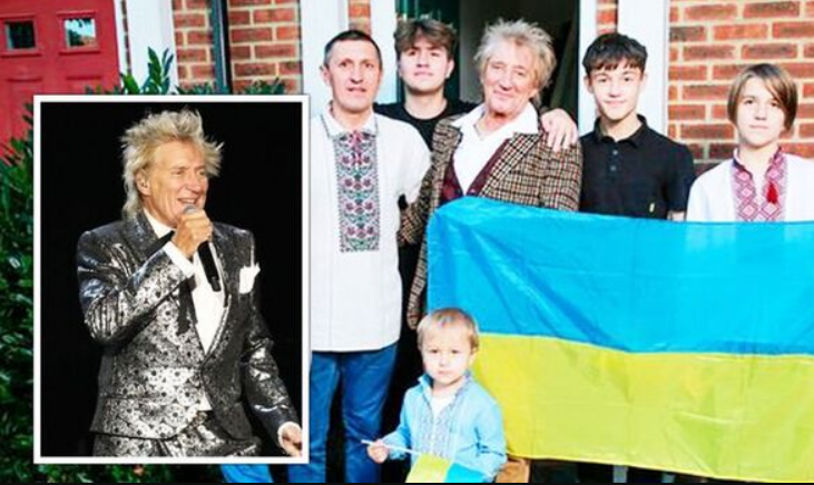 Род Стјуарт примил семејство Украинци, па сака да ги поттикне и другите да го направат тоа