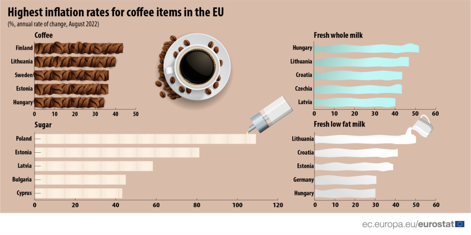 Евростат: Поскапува и кафето, секојдневниот утрински ритуал станува луксуз