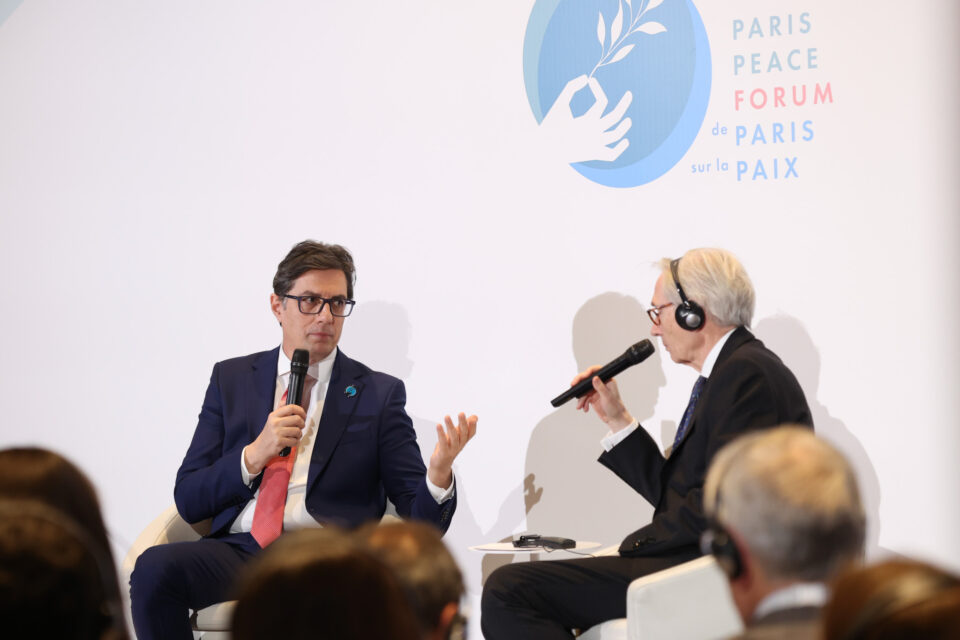 Пендаровски на Парискиот мировен форум: Излезот од глобалната криза за Западен Балкан е брзата интеграција во ЕУ