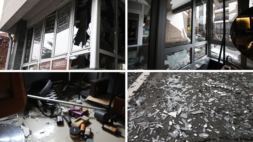 Експлозија во Белград, рано утринава фрлена бомба во фризерски салон