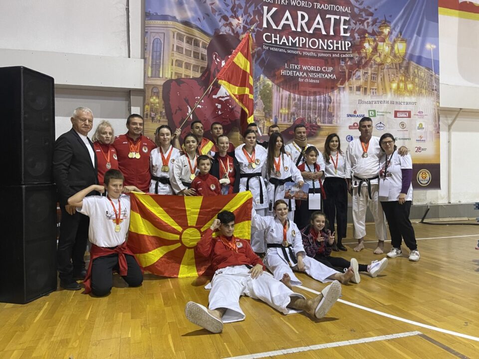 54 медали за Македонија во традиционално карате на ИТКФ Светскиот шампионат