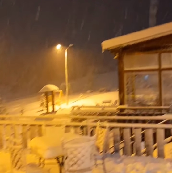 Зимска идила на Попова Шапка – видео од првиот снег