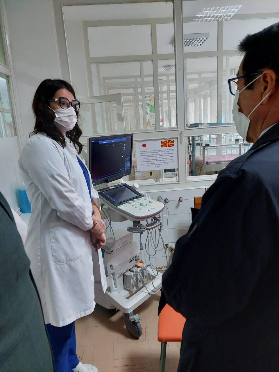По пауза од 25 години, Одделот за педијатрија во битолската болница доби нов ехо апарат, донација од јапонската амбасада