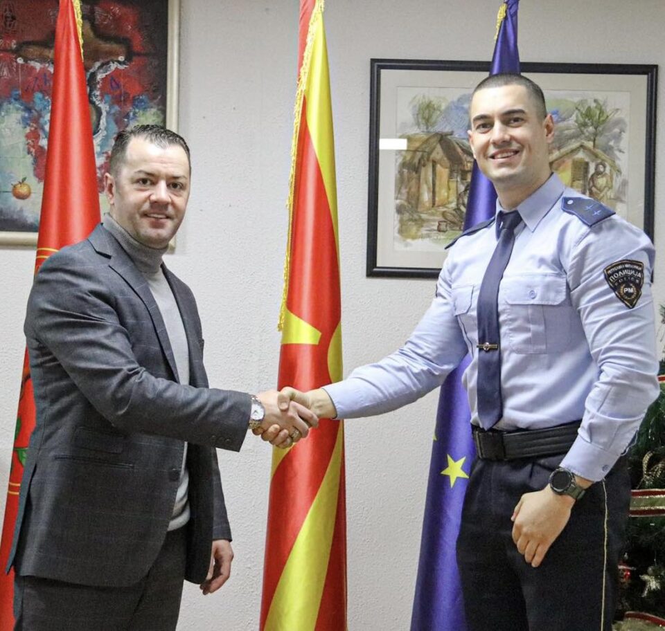Александар Колевски од Гази Баба – најдобар македонски полицаец во 2022 година