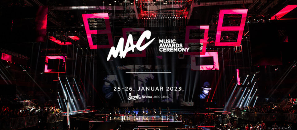 Најголемата регионална музичка манифестација „Music Awards Ceremony“ на 25 и 26 јануари во Белград