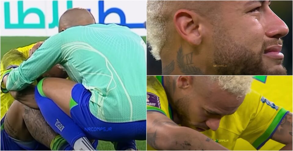 Синот на хрватскиот фудбалер го тешеше Нејмар по поразот – го тапкаше по рабо додека Бразилецот ронеше солзи