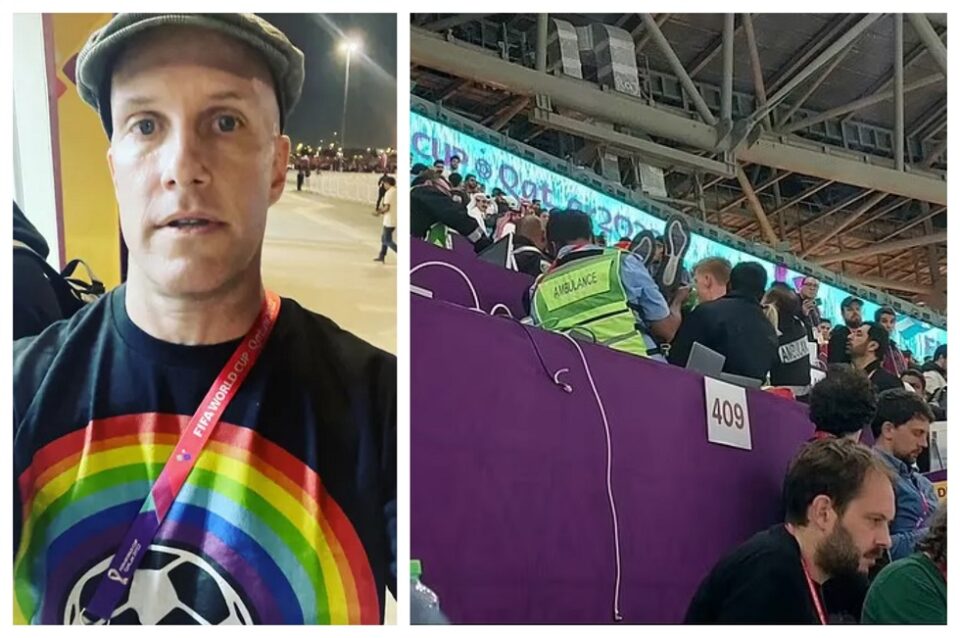 Новинарот кој протестираше со маица со виножито ненадејно починал на натпреварот Аргентина – Холандија