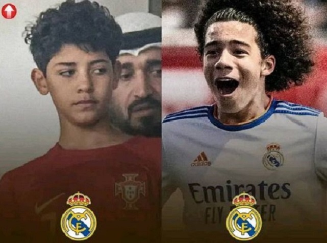 Кристијано Роналдо го запишал синот во академијата на Реал Мадрид каде ќе игра со детето на Марсело