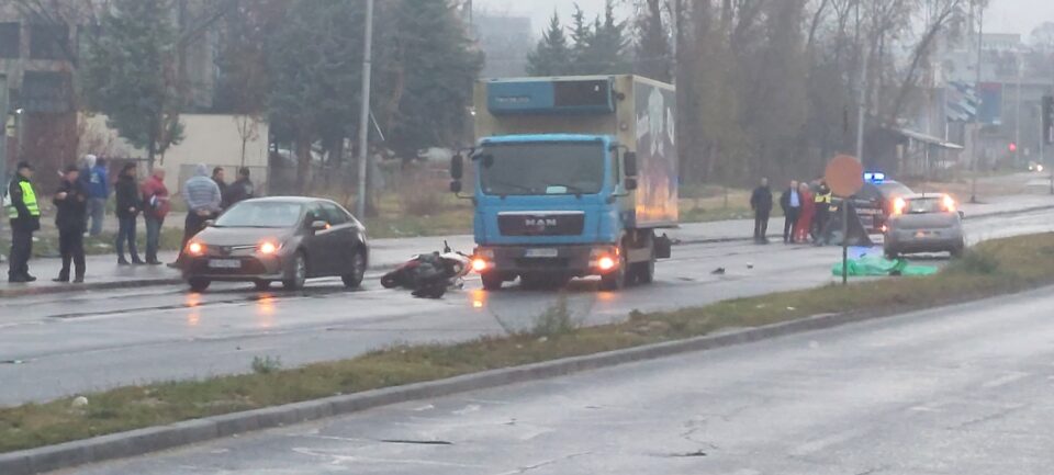 Утрово две сообраќајки на бул.„Киро Глигоров“