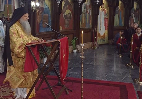 Света архиерејска литургија во Соборниот храм по повод Св. Климент Охридски