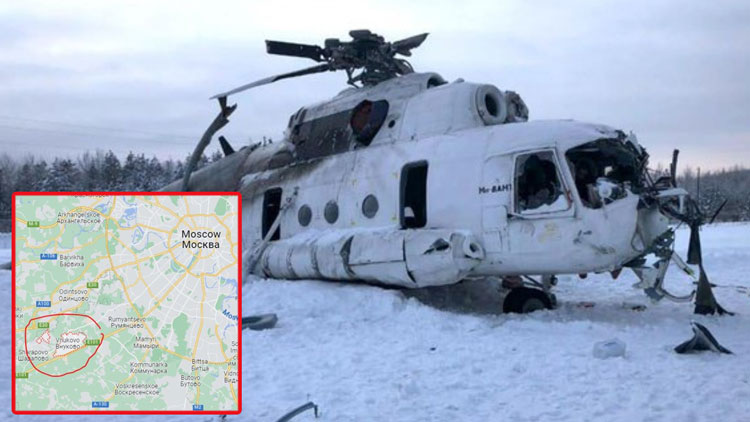 Се урна еден од хеликоптерите на Путин