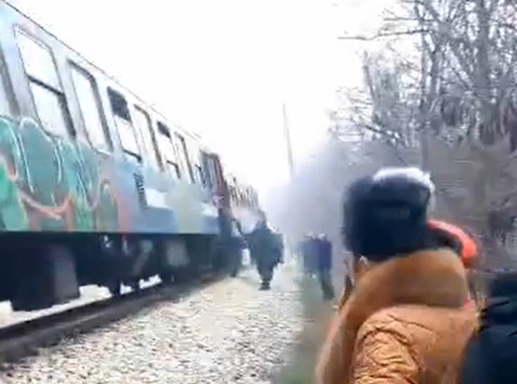 Се запали патничкиот воз Варна – Софија