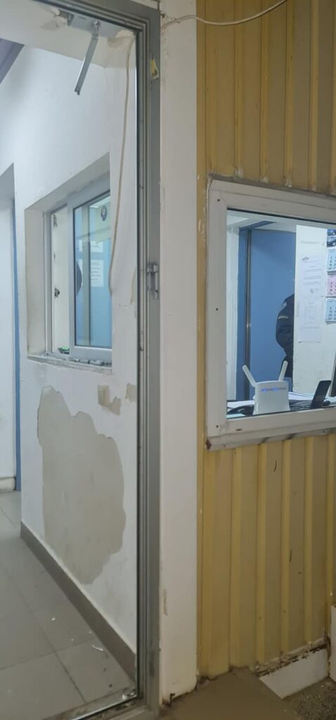 Објект од хорор филм – Полициска станица во Македонија без врата и греење