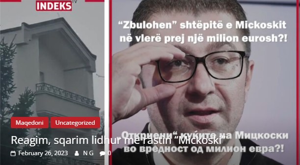 Indeks.mk на Груби по реакцијата на Мицкоски ретерираше, не кажале дека куќата e на лидерот на ВМРО-ДПМНЕ