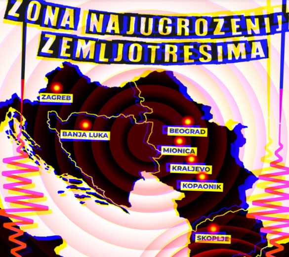И Скопје е на листата: Ова се местата во регионот каде што е можен земјотрес