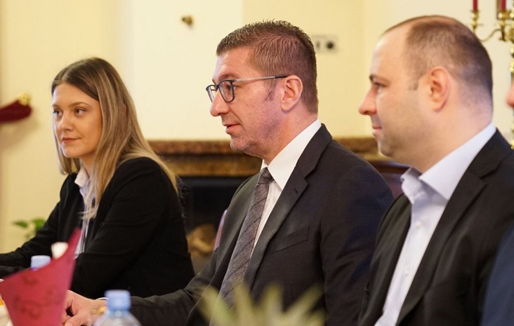 Мицкоски и раководството на ВМРО-ДПМНЕ на средба со висока делегација на Чешка