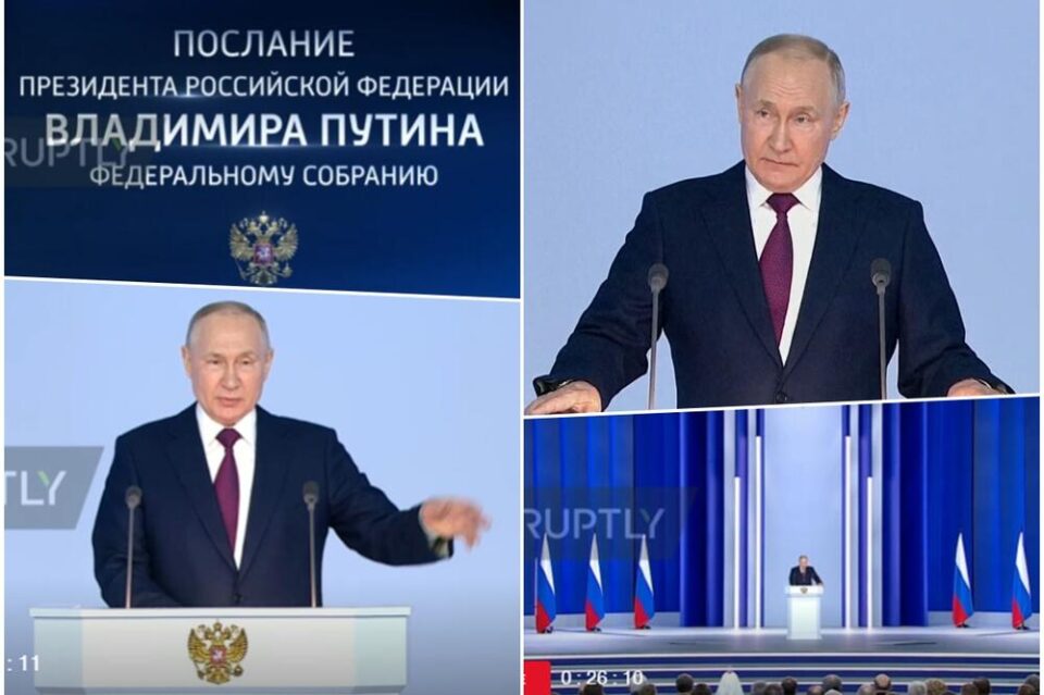 Путиновиот шок на крајот на говорот: Русија го суспендира учеството во Договорот за нуклерано вооружување СТАРТ 1, 2 и 3